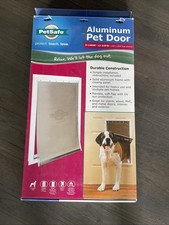 PetSafe Freedom Aluminum Pet Door White 220lb X-Large PPA00-10862 - New In Box