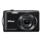 Nikon COOLPIX S3300 Digital Camera 16.0 MP 6X Optical Zoom Built-in Flash Black
