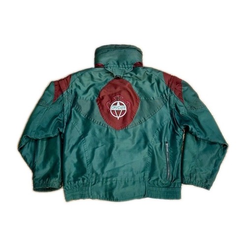 vintage spyder ski snowboard jacket vest rare 2 in 1 90s Green zip coat Sz XXL - Picture 2 of 20