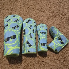 Swag Golf Cold Fusion Headcover Set - Driver, Fairway, Hybrid, and Putter