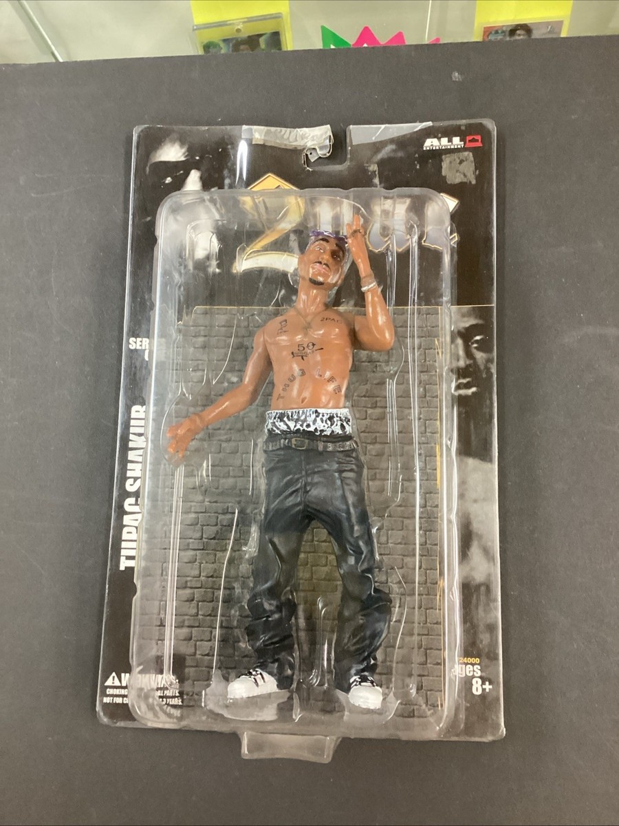 2Pac フィギュア HIPHOP ラッパー 激レア 2001 All Entertainment 2PAC Tupac Shakur 8” Collectible