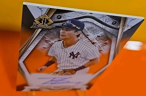 2022 Bowman Invicta Trey Sweeney #BI-TS Auto 47/99 New York Yankees - Picture 6 of 11