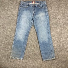 Chaps Jeans Mens 36x30 Blue Straight Leg Classic Fit Denim Casual