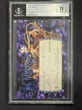 2021 HA KINGS Historic Autograph ZACK (Zach) WHEAT Cut BAS AUTHENTIC HOF