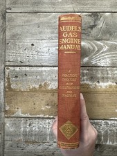 1908 Antique Engineering Book Audels Gas Engine Manual 1908 Antique Engineering Book Audels Gas Engine Manual