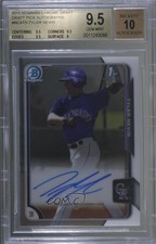 2015 Bowman Draft Chrome Pick Tyler Nevin #BCA-TN BGS 9.5 GEM MINT Auto g6p