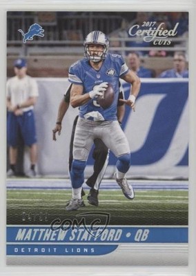2017 Certified Cuts Silver 4/99 Matthew Stafford #29 fm0