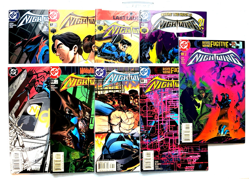 Nightwing (DC-1996) Issues #60-64,66-69-Comic Book Lot of 9