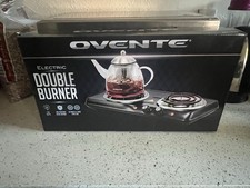 Ovente Electric Double Burner 6 & 5.7 Inch Plates