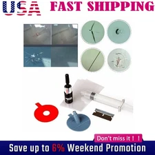 Windshield Repair Tool Kit Car Fix Car Wind Glass Windscreen For Chip Crack Aqkj