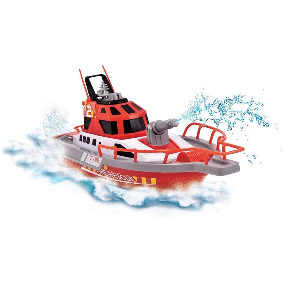 Dickie RC Fire Boat, RTR Feuerwehrboot Wasserspritzfunktion Fernbedienung rot - Bild 4 von 4