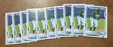 Denzel Clarke 1st Prospect Rookie RC 2021 Bowman Draft #BD-128 Athletics (10)