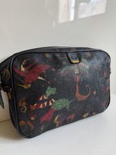 Borsa a tracolla Piero Guidi Angel Magic Circus nera borsa in pelle splendida...