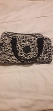 Ladies kipling handbag black and white