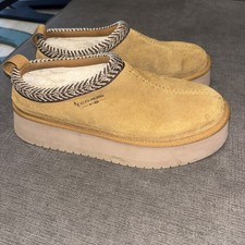 Koolaburra By UGG Burree Platform Slipper Womens 8 Brown Slippers 1159750