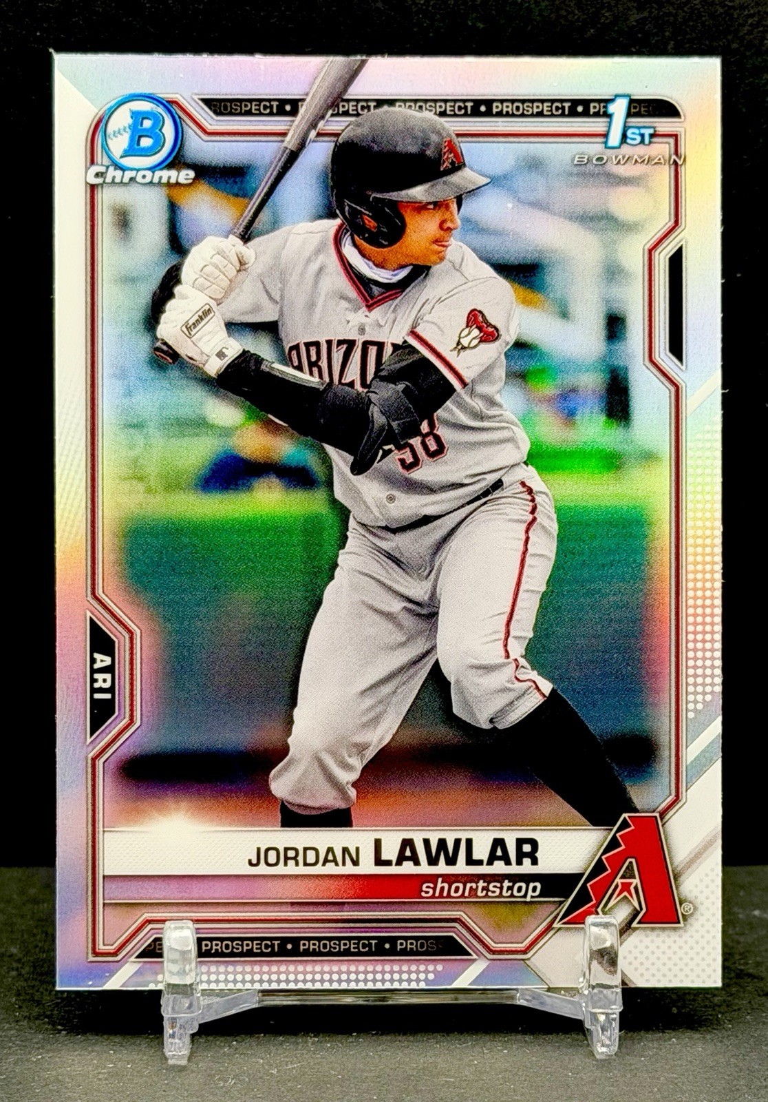 2021 Chrome Bowman Draft JORDAN LAWLAR 1st Chrome Refractor #BDC-194
