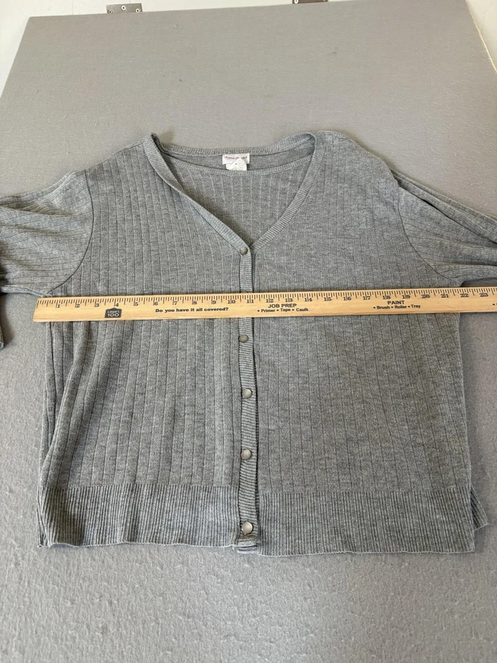 Suéter De Colección Bobbie Brooks Para Mujer Grande Abotonado Acanalado Tejido Hecho en EE. UU. 90s Foto 3 de 4