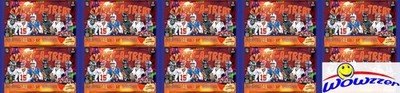 (10) 2025 Panini Score-A-Treat Football Factory Sealed 40ct Bundle Box-1,200 Crd