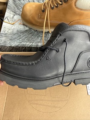 Timberland Shoes Rugged Street 2 Chukka Black Leather Boots Size 8