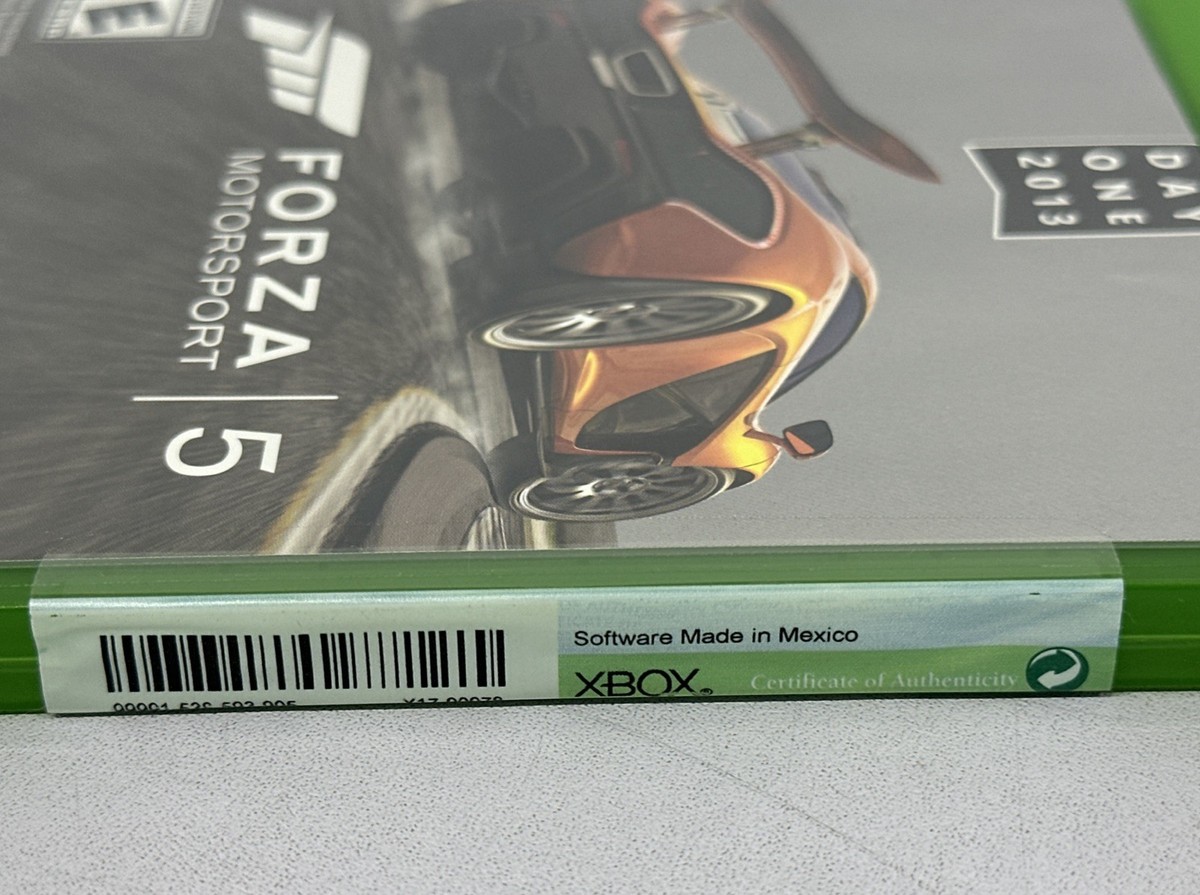 Forza Motorsport 5 Day One Edition Microsoft Xbox One 885370661491