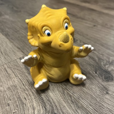 Vintage The Land Before Time Dinosaur - Cera - Hand Puppet Toy 1988 Pizza Hut