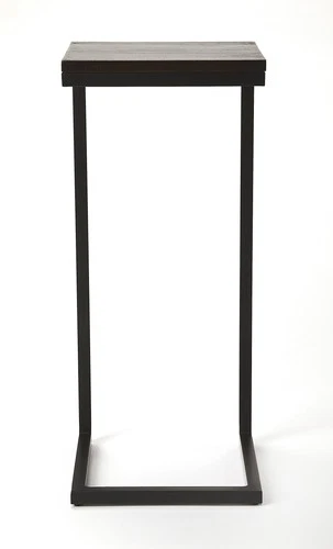 Contemporary Mango Wood Iron Accent Table - Picture 5 of 5