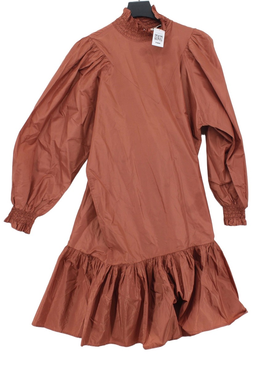 AVAVAV A-Line Midi Dress S in Tan | eBay
