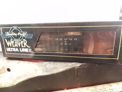 O SCALE FREIGHT CAR WEAVER 3 BAY COAL CAR C&O