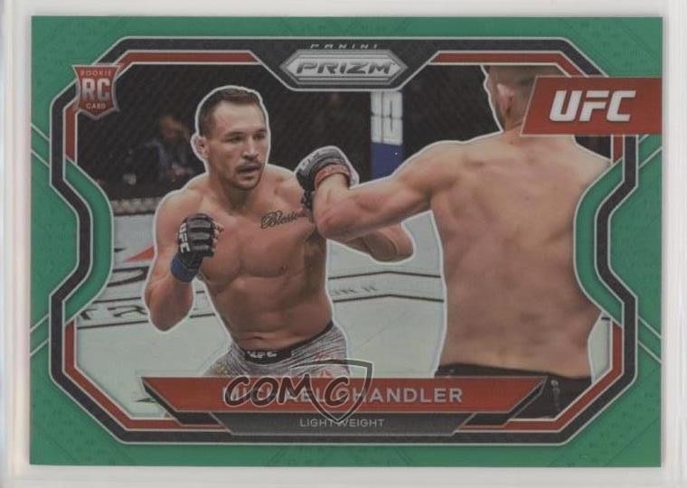 2021 Panini Prizm UFC Green Prizm Michael Chandler #194 0iv