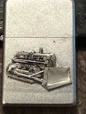 Zippo Lighter Vintage Bull Dozer