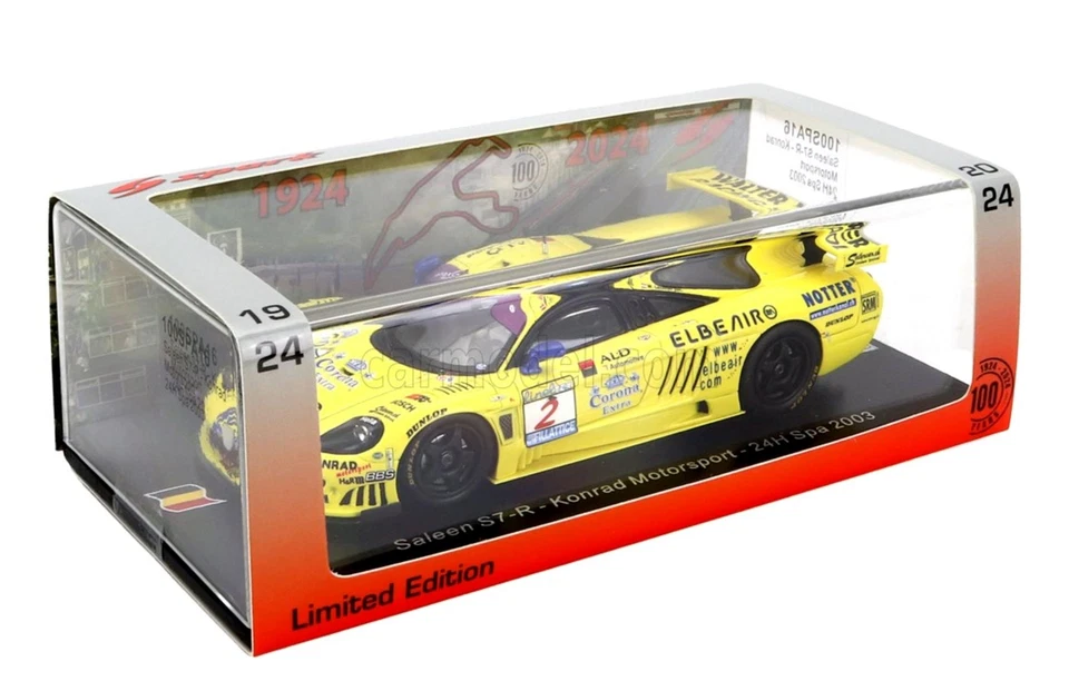 1:43 2003 Spa 24h -- #2 Saleen S7-R -- Spark 100 años de spa 24h Foto 4 de 4