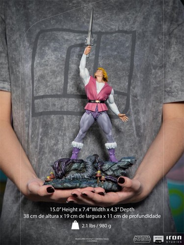 Nueva figura coleccionable de Iron Studios 1/10th Prince Adam Masters of the Universe - Imagen 6 de 6