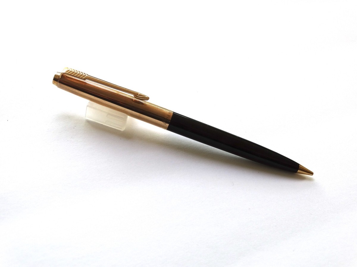 PARKER 45 VINTAGE GOLD FILLED TOP MECHANICAL PENCIL IN BLACK