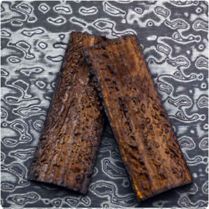 1-Pair-Deer-Antler-Knife-Handle-Scales-DIY-Material-Slabs-POM-Resin-Sword-Making