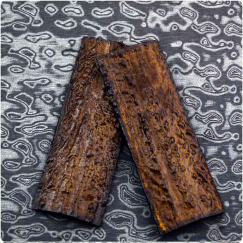 2Pcs Deer Antler Knife Handle Scales DIY Material Slabs POM Resin Sword Making # - Picture 2 of 5