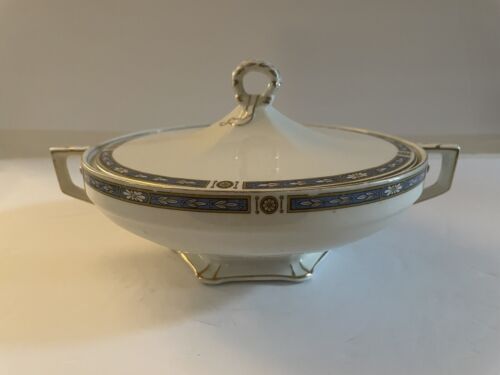 WH Grindley THE VICTORY Round Covered Serving Dish 8” England Vintage - Picture 1 of 15