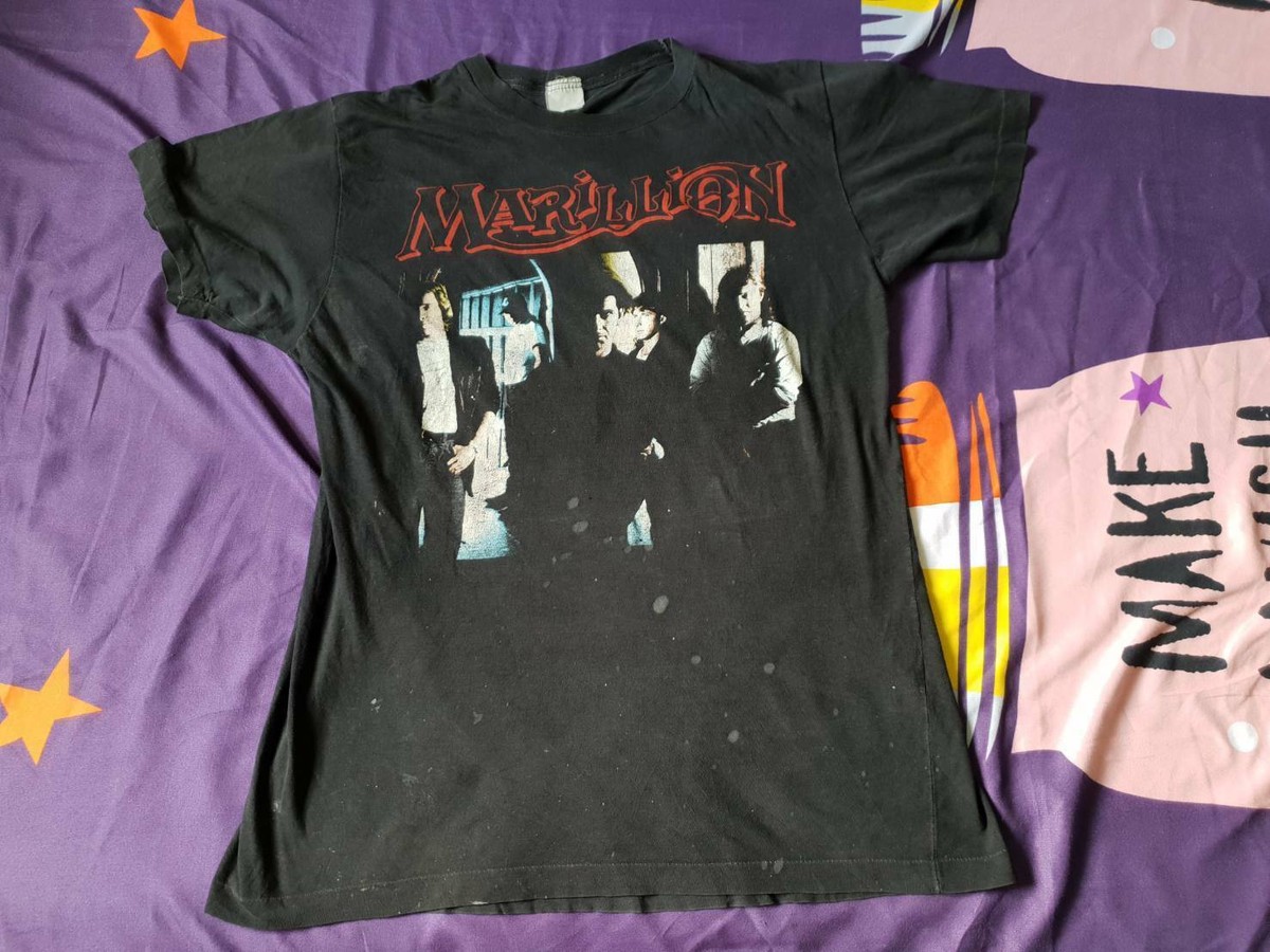 Rare Vintage Marillion Fugazi Seasons End Tour T-Shirt Heavy Metal