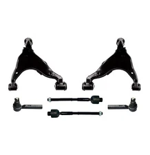 6 Pc Lower Control Arm Inner & Outer Tie Rod Ends for Lexus GX470 Toyota 4Runner