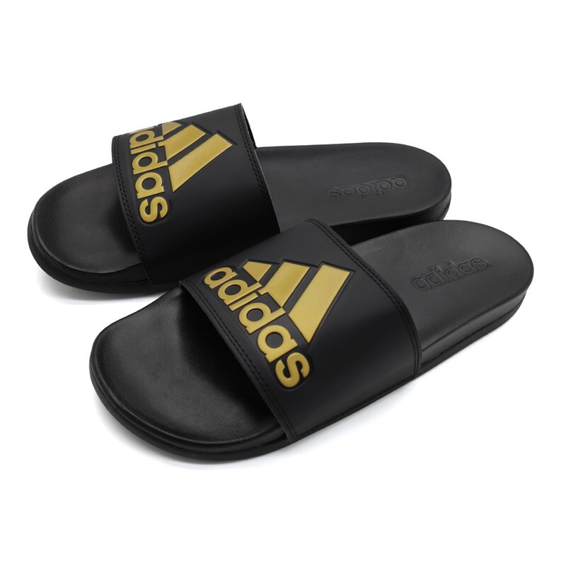 PANTOFOLA D’ORO Adidas Adilette Comfort Slides ciabatte unisex casual palestra sport nere nuove con etichette GY1946