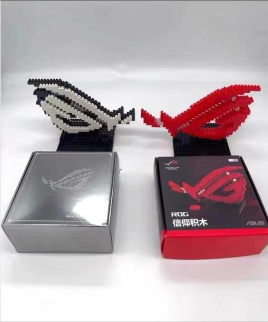 ROG White and Red Building Block Combo