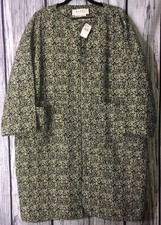 Marni Coats And Jackets 3/4 Sleeve Black Yellow Sz Euro 42 Summer 2014 Nwt $1350