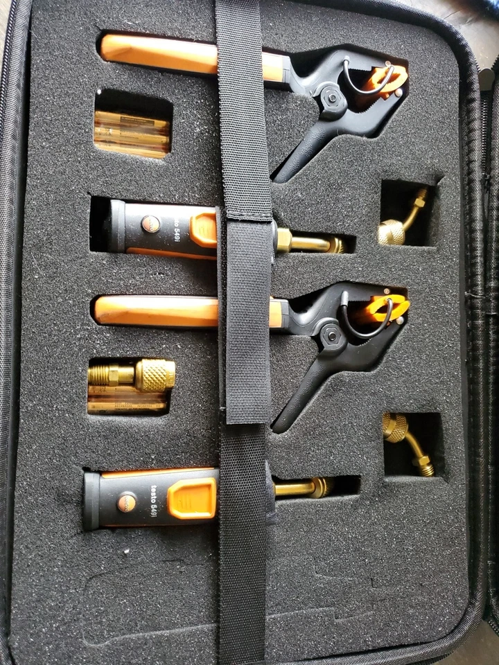 TESTO SMART PROBE KIT WIRELESS BLUETOOTH HVAC TEST KIT 549i AND 115i SET W/ CASE - Image 2 of 3