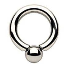 Surgical Steel Screwball Rings - Prince Albert, Body Piercing Jewelry