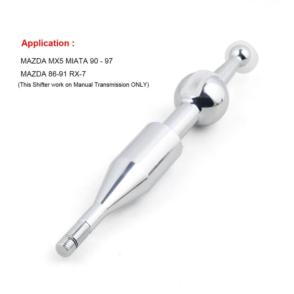 Manual Racing Short Throw Shifter for Mazda MX5 MIATA 1990-1997 RX-7 1986-1991 - Image 3 of 4