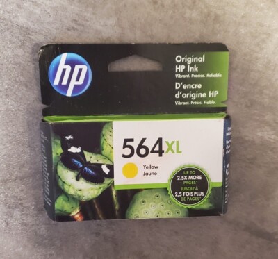 Genuine Original OEM HP 564 564XL Yellow Printer Ink cartridge exp May 2021 New