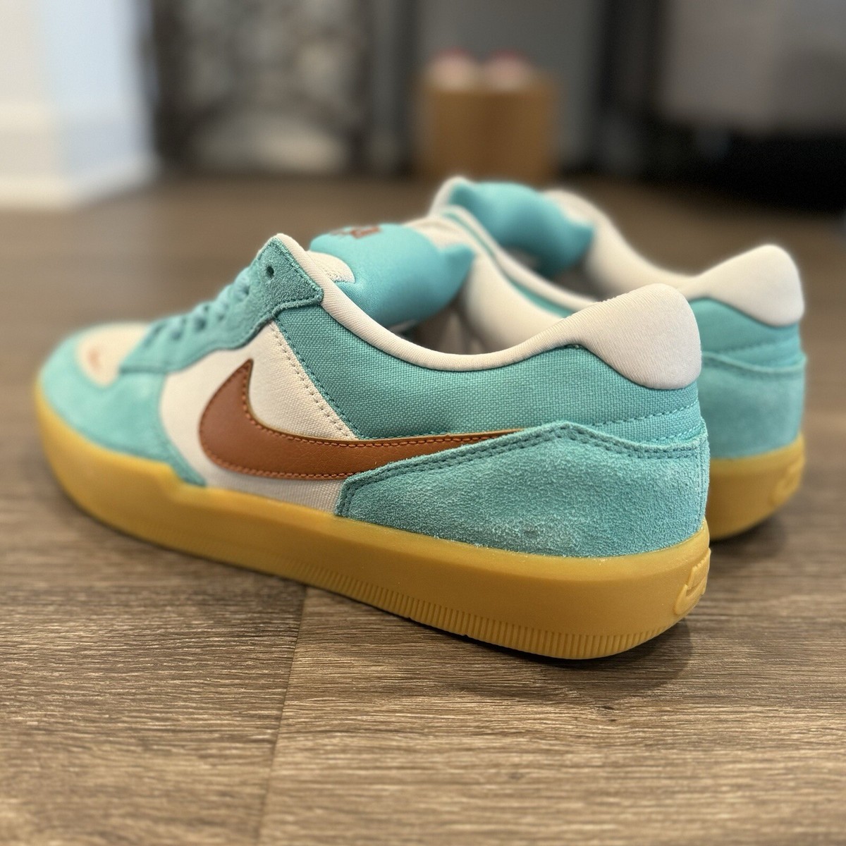 ◆正規品◆NIKE SB FORCE 58 GREEN FROST◆関税/送料込◆人気◆ Nike SB Force 58 PRM Skateboarding Shoes Green Frost (DV5477