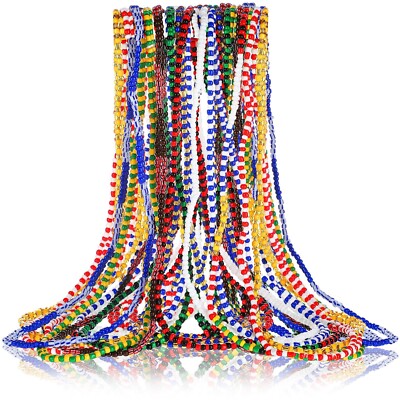 11 Pcs Santeria Bead Necklace Set Eleke Collar De Santeria Elegua Unisex Stre...