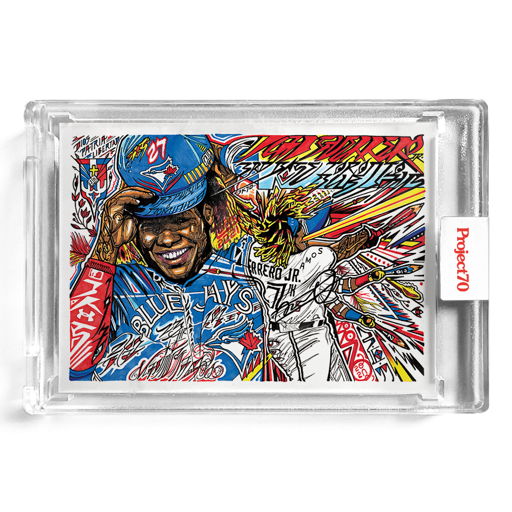 Topps Project 70 Card #8 Vladimir Guerrero Jr. by JK5 - ARTIST