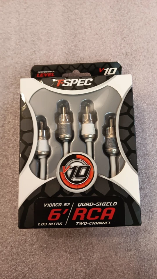 v10 Series 6' 2-Channel Audio RCA Cable w Ultra-Flexible PVC Blended Jacket - Image 2 of 4