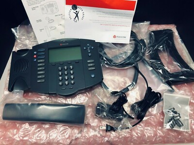 POLYCOM  2201-11501-001 SOUNDPOINT IP 501 SIP VOIP 3-LINE DISPLAY TELEPHONE